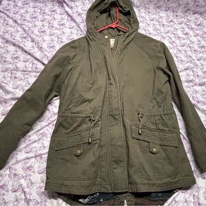 Faded Glory Women's Dark Green Utility Jacket